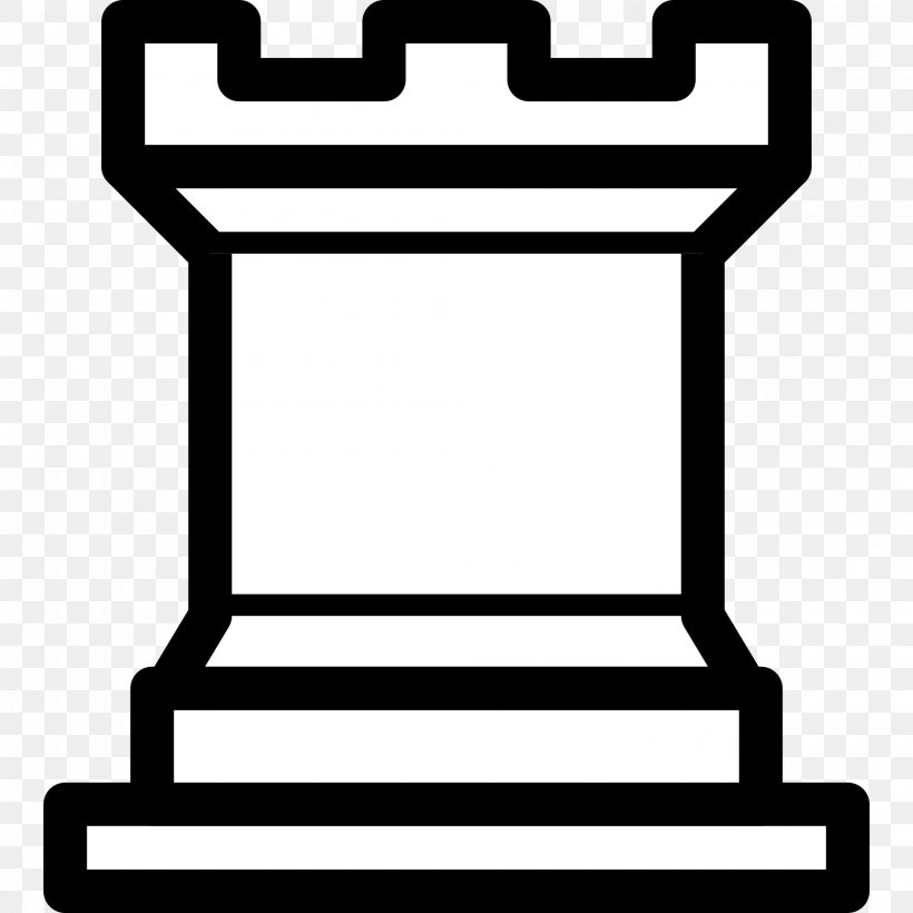 Chess Piece Rook Clip Art, PNG, 2000x2000px, Chess, Black And White, Check, Chess Piece, Knight Download Free