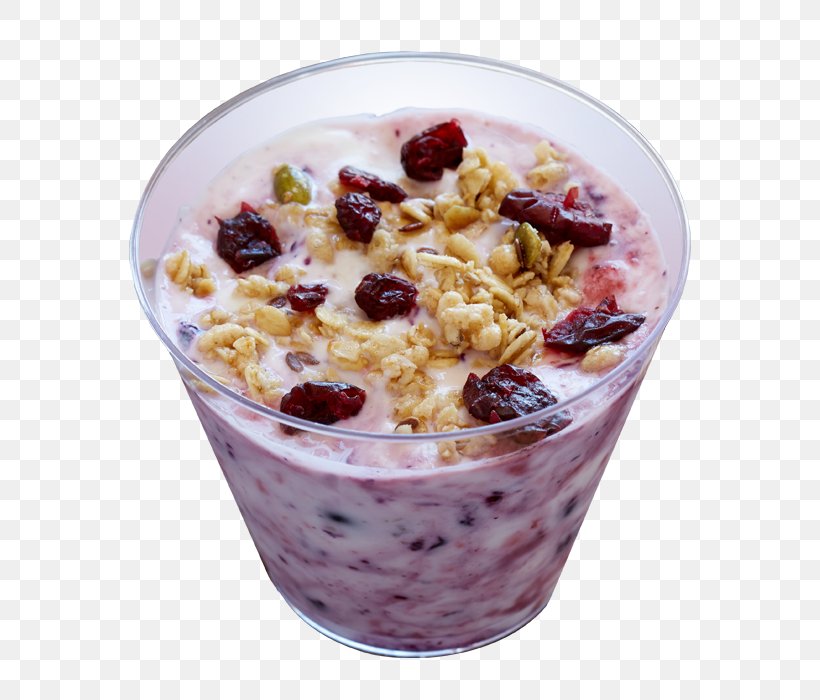 Muesli Cranachan Parfait Oatmeal Frozen Dessert, PNG, 700x700px, Muesli, Auglis, Berry, Breakfast Cereal, Commodity Download Free