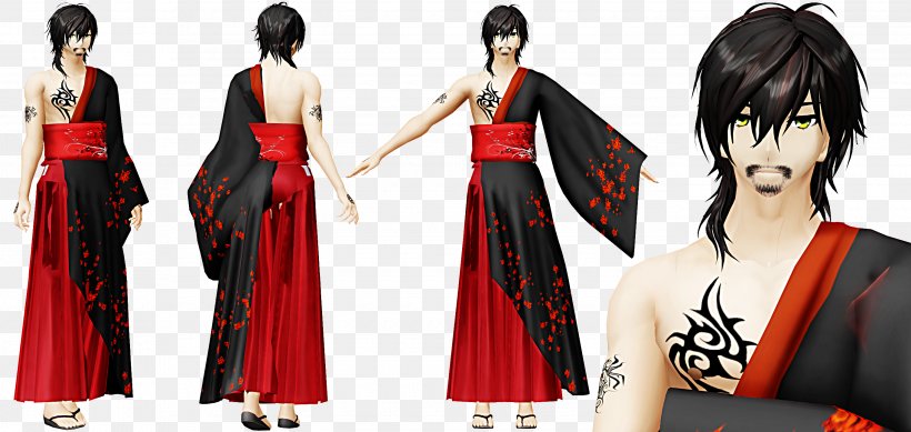 Kimono Clothing Dress Yukata Costume, PNG, 2740x1300px, Watercolor, Cartoon, Flower, Frame, Heart Download Free