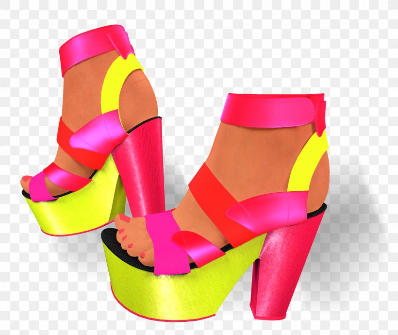 Sandal High-heeled Shoe, PNG, 2464x2075px, Sandal, Footwear, High Heeled Footwear, Highheeled Shoe, Magenta Download Free