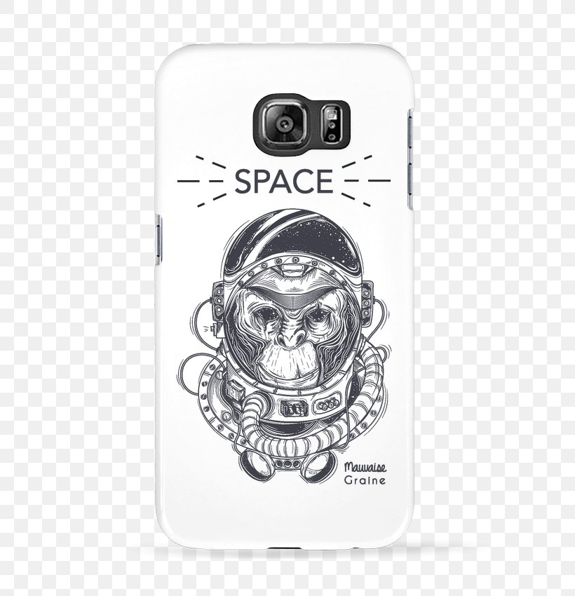 T-shirt Sticker Chimpanzee Paper Drawing, PNG, 690x850px, Tshirt, Black And White, Bone, Chimpanzee, Decal Download Free