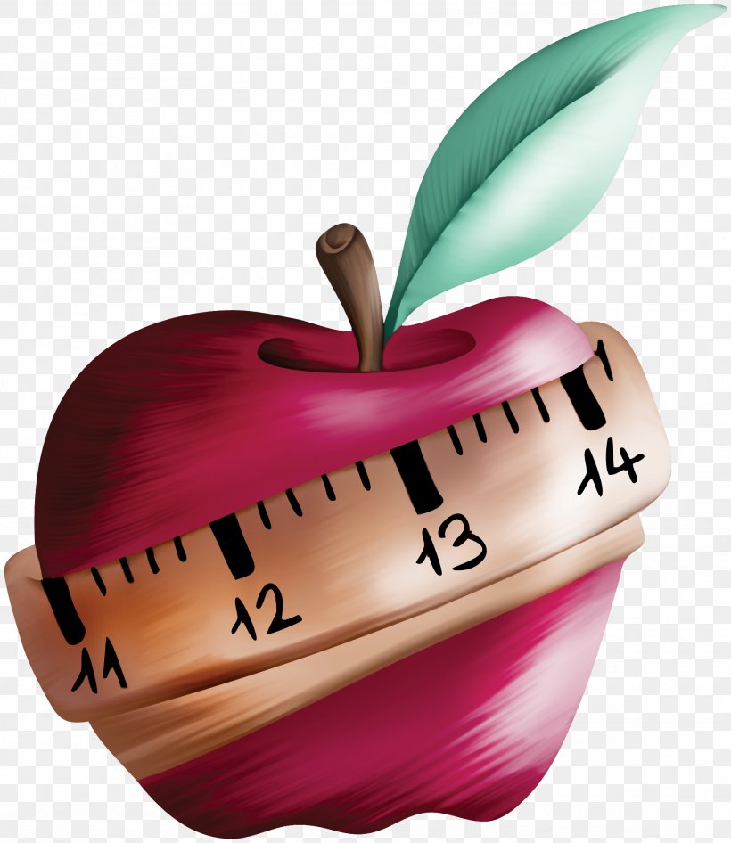 Apple Tape Measures Drawing Ribbon, PNG, 1870x2158px, Apple, Cartoon, Drawing, Fruit, Knowledge Download Free