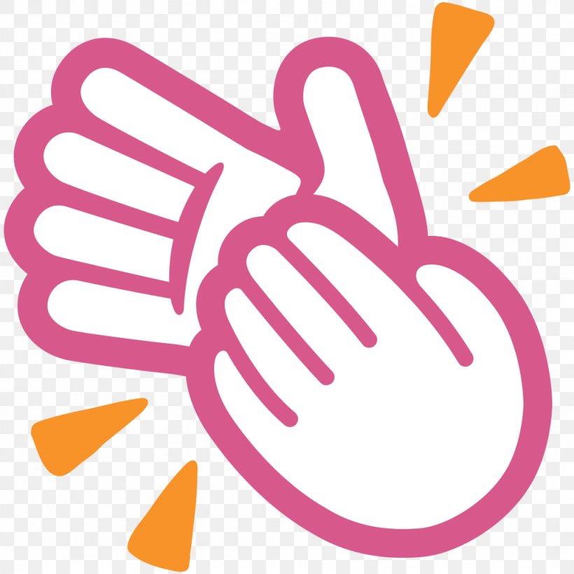 Emoji Android Clapping Hand Applause, PNG, 1024x1024px, Emoji, Android, Android Lollipop, Android Nougat, Android Oreo Download Free