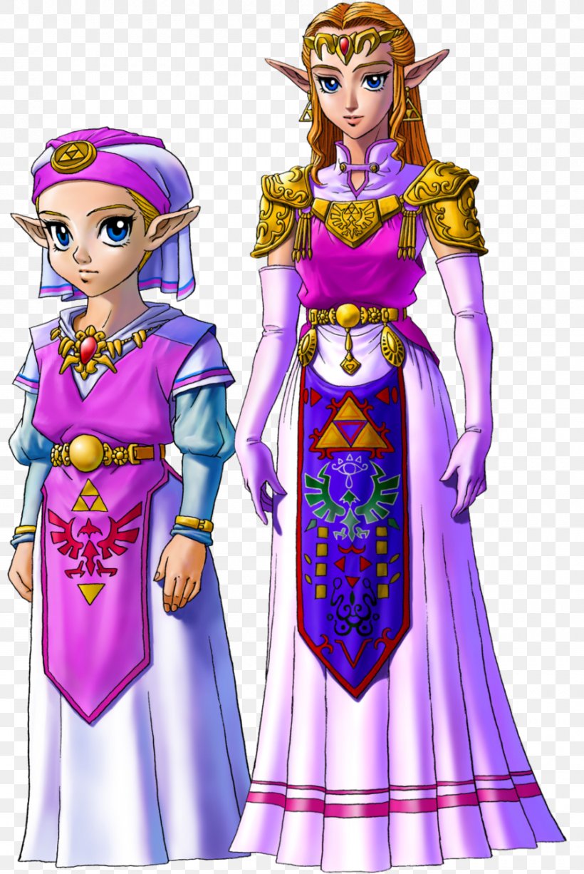 The Legend Of Zelda: Ocarina Of Time 3D Princess Zelda Link, PNG, 900x1346px, Legend Of Zelda Ocarina Of Time, Costume, Costume Design, Doll, Fashion Design Download Free
