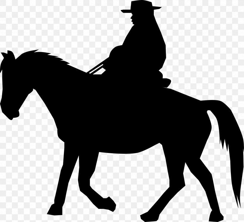 Cowboy Silhouette Clip Art, PNG, 2400x2185px, Cowboy, Black And White, Bridle, Colt, Cowboy Boot Download Free