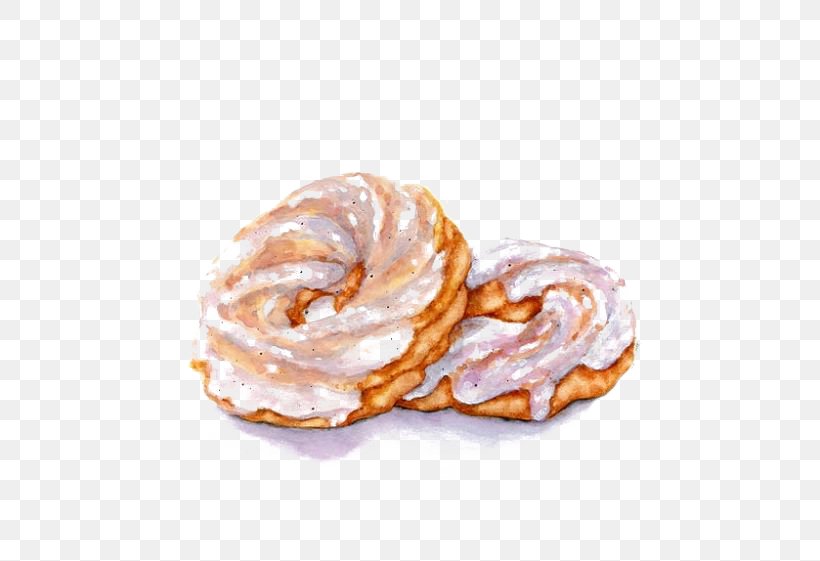 Doughnut Cruller Danish Pastry Ice Cream Cake Cookie, PNG, 564x561px, Cruller, American Food, Art, Biscuits, Butter Cookie Download Free