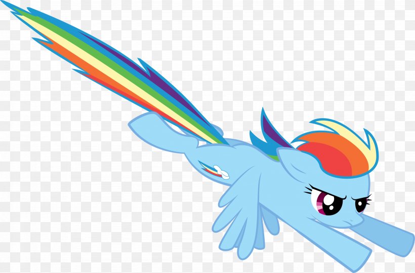 Rainbow Dash My Little Pony Flight, PNG, 2872x1895px, Rainbow Dash, Animated Cartoon, Animation, Beak, Cartoon Download Free