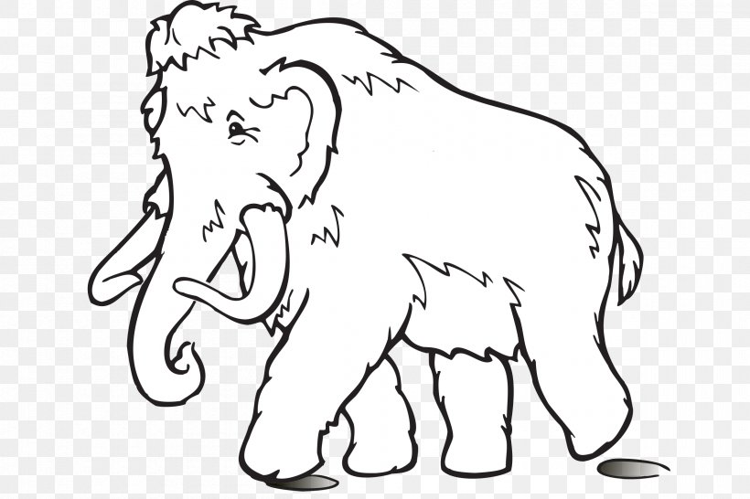 Woolly Mammoth Drawing Elephant Clip Art, PNG, 2400x1599px, Watercolor