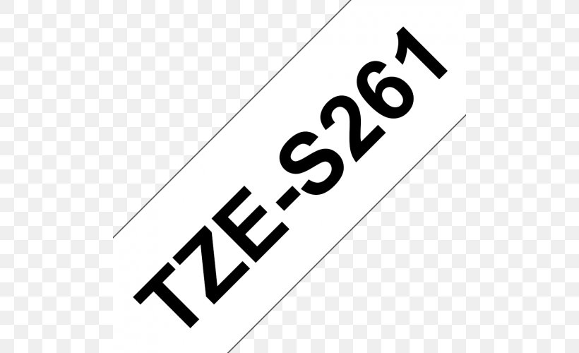 Adhesive Tape Brother TZe 335 Brother TZe Laminiertes Band Karten, Etiketten Und Sticker Thermal Transfer Medien Label Printer Lamination, PNG, 500x500px, Adhesive Tape, Adhesive, Area, Black And White, Brand Download Free