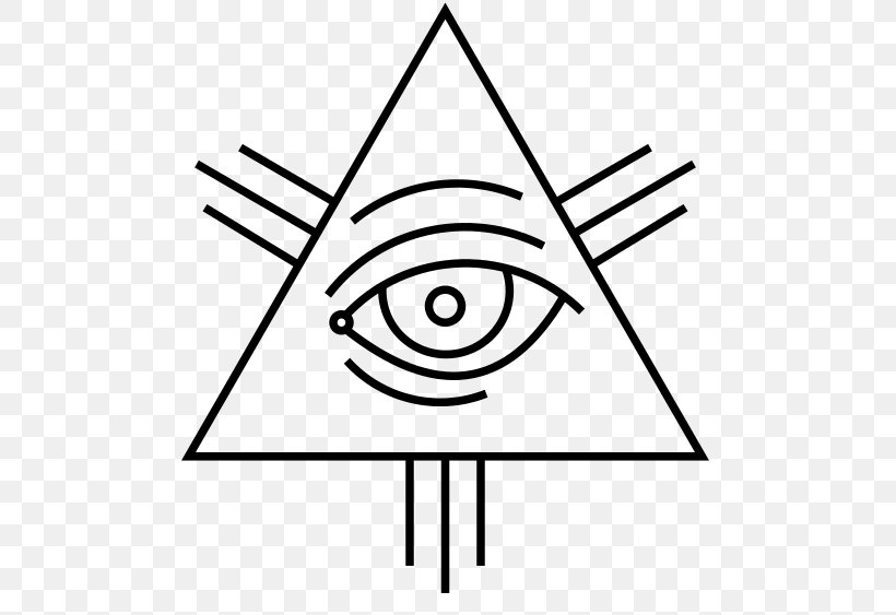 Eye Of Providence Symbol Illuminati Divine Providence, PNG, 500x563px, Eye Of Providence, Area, Black And White, Caodaism, Christianity Download Free