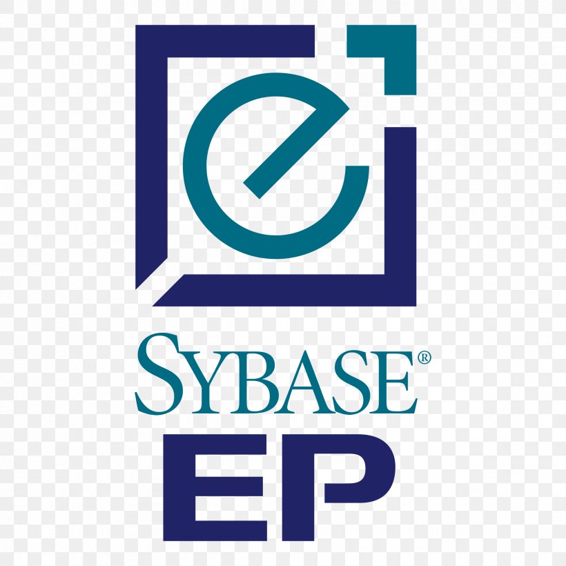Logo Brand Product Design Sybase Sql Anywhere V 12 Organization, PNG, 2400x2400px, Logo, Area, Blue, Brand, Decimal Download Free