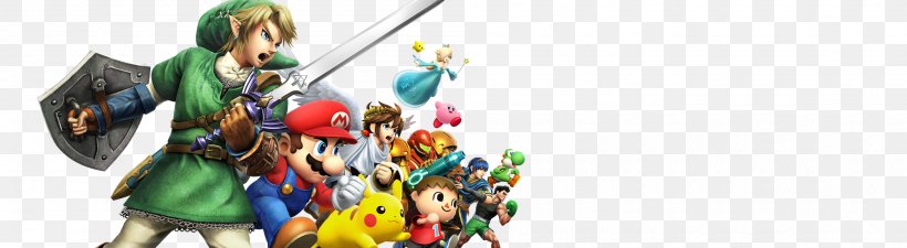 Super Smash Bros. For Nintendo 3DS And Wii U Super Smash Bros. Brawl Super Smash Bros. Melee Video Game, PNG, 2000x550px, Watercolor, Cartoon, Flower, Frame, Heart Download Free
