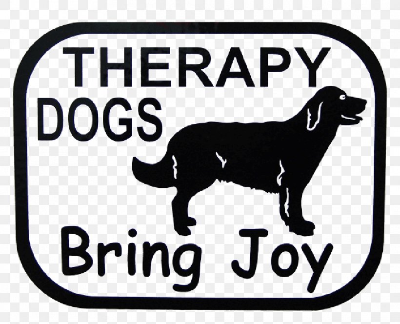 Therapy Dog Cat Logo Mammal, PNG, 987x800px, Dog, Area, Black, Black And White, Black M Download Free