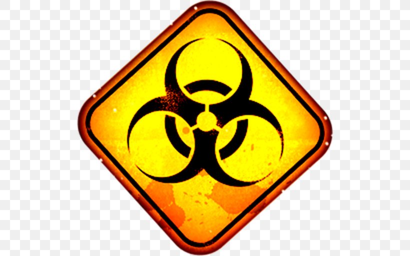 Biological Hazard Dangerous Goods Hazard Symbol Sign, PNG, 512x512px, Biological Hazard, Chemical Hazard, Chemical Substance, Color, Dangerous Goods Download Free