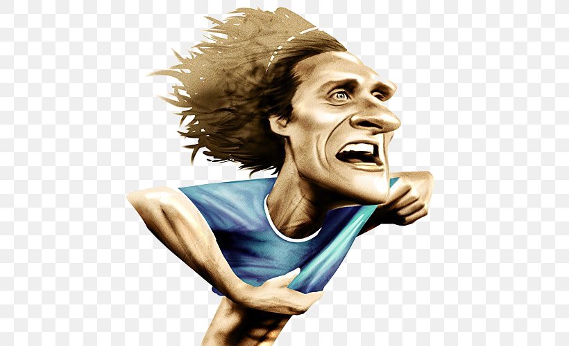Diego Forlán Caricature Football Player Drawing, PNG, 500x500px, Caricature, Association Football Manager, Athlete, Atletico Madrid, Coach Download Free