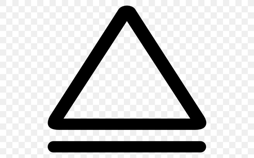 Equilateral Triangle Line Arrow, PNG, 512x512px, Equilateral Triangle, Area, Black And White, Diagonal, Equilateral Polygon Download Free