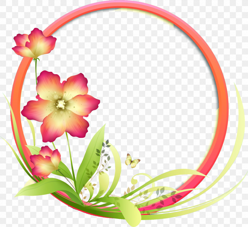 Flower Circle Frame Floral Circle Frame, PNG, 1428x1307px, Flower Circle Frame, Floral Circle Frame, Flower, Petal, Pink Download Free