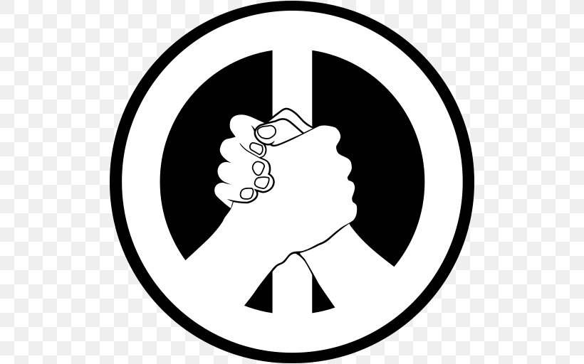 Peace Symbols Logo, PNG, 512x512px, Peace Symbols, Area, Argument, Black, Black And White Download Free