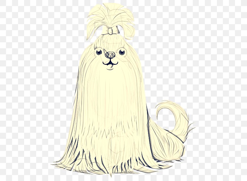 White Cartoon Long Hair Drawing Sketch, PNG, 506x600px, White, Animal Figure, Cartoon, Drawing, Long Hair Download Free