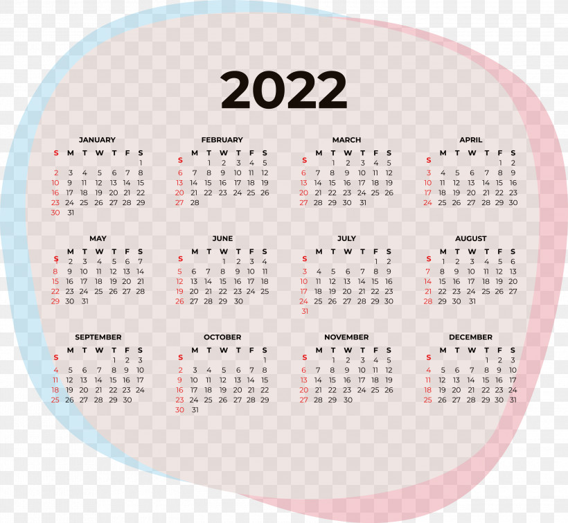 2022 Calendar 2022 Printable Yearly Calendar Printable 2022 Calendar, PNG, 3000x2765px, Calendar System, Drawing, Royaltyfree Download Free