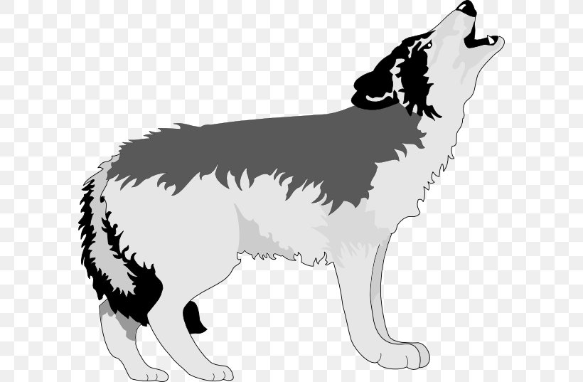 Gray Wolf Clip Art, PNG, 600x537px, Gray Wolf, Black And White, Carnivoran, Dog, Dog Breed Download Free