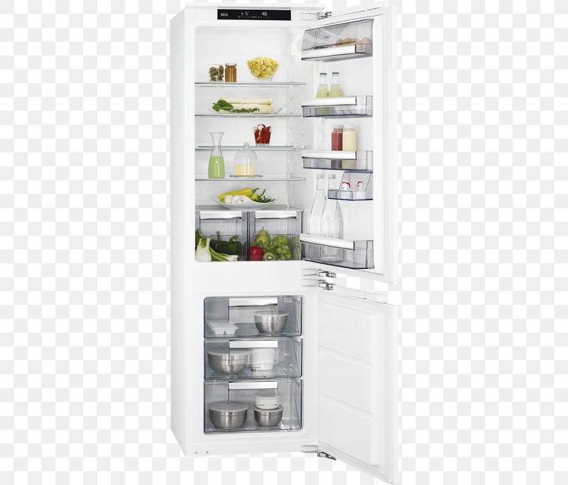 AEG SCE81821LC Refrigerator-Freezer, White Freezers Aeg Refrigerator Recessed Cm. 56 H 177, PNG, 700x700px, Aeg, Consumer Electronics, Freezers, Furniture, Home Appliance Download Free