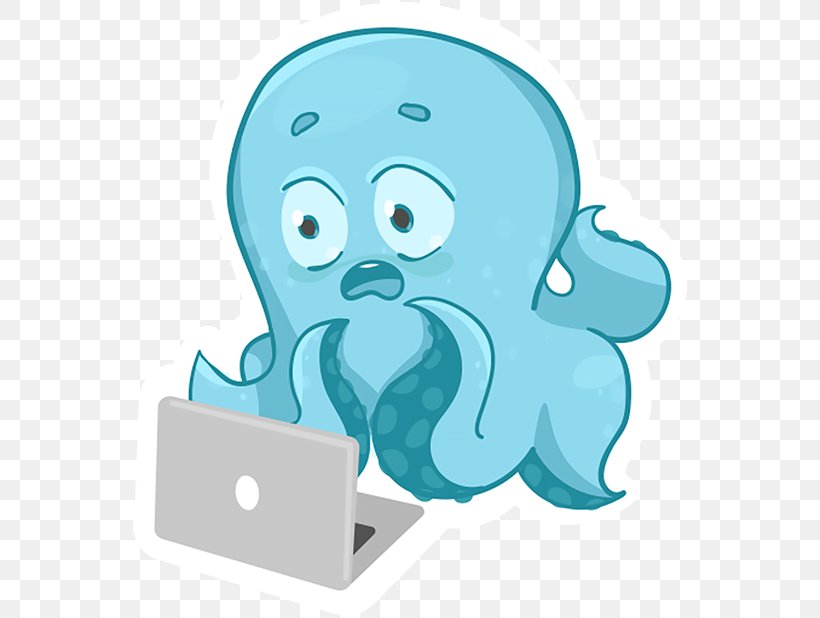 Octopus Sticker Clip Art Telegram Text, PNG, 618x618px, Octopus, Cephalopod, Fictional Character, Human Behavior, Instant Messaging Download Free