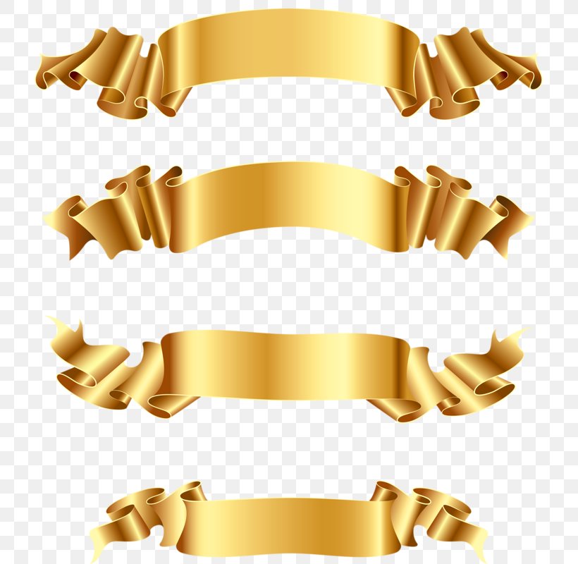 Banner Gold Clip Art, PNG, 735x800px, Banner, Brass, Color, Gold, Joint Download Free