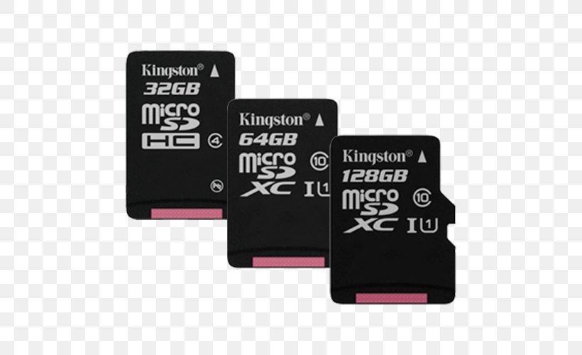 Flash Memory Cards MicroSD Secure Digital Kingston Technology, PNG, 500x500px, Flash Memory Cards, Camera, Computer Data Storage, Electronic Device, Electronics Accessory Download Free