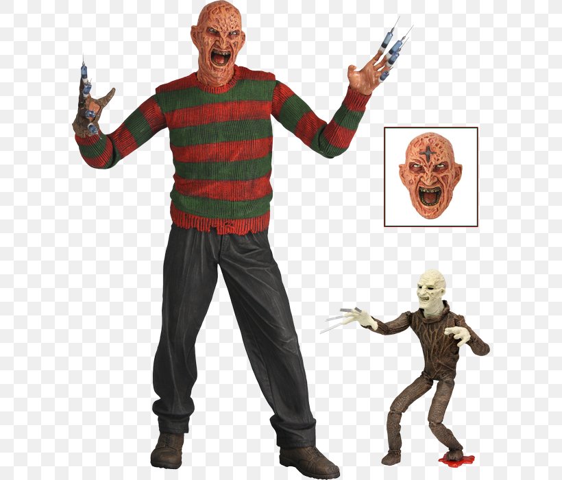 Freddy Krueger National Entertainment Collectibles Association A Nightmare On Elm Street Action & Toy Figures New Line Cinema, PNG, 610x700px, Freddy Krueger, Action Figure, Action Toy Figures, Costume, Fictional Character Download Free