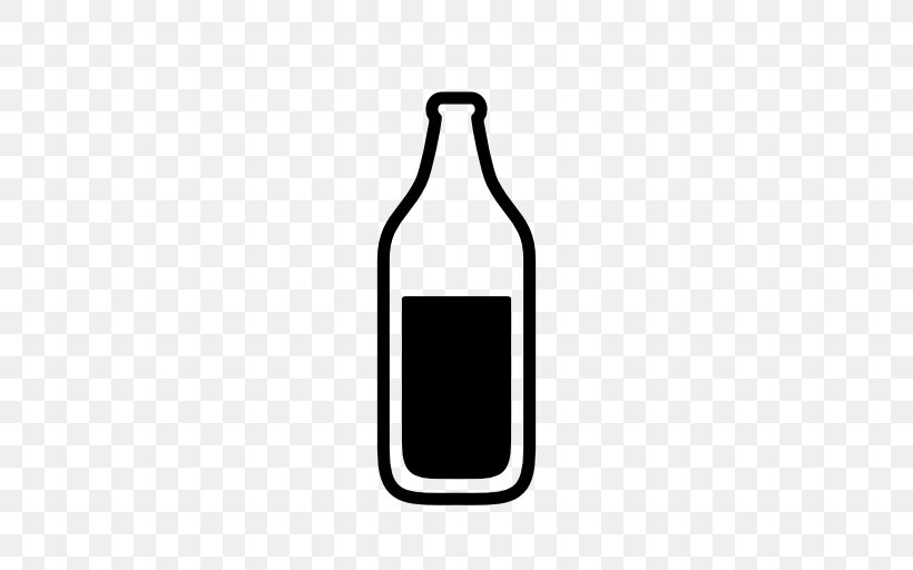 Wine Beer Fizzy Drinks Bottle, PNG, 512x512px, Wine, Alcoholic Drink, Beer, Beer Bottle, Black And White Download Free