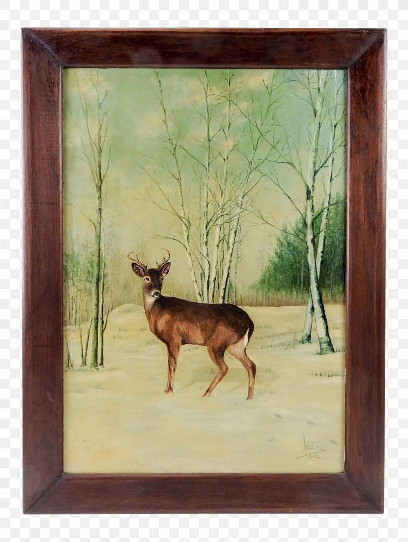 Oil Painting Artist Landscape Painting, PNG, 1459x1937px, Painting, Antler, Artist, Chairish, Deer Download Free