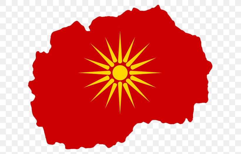 Flag Of The Republic Of Macedonia Map, PNG, 659x527px, Republic Of Macedonia, Flag, Flag Of The Republic Of Macedonia, Flora, Flower Download Free