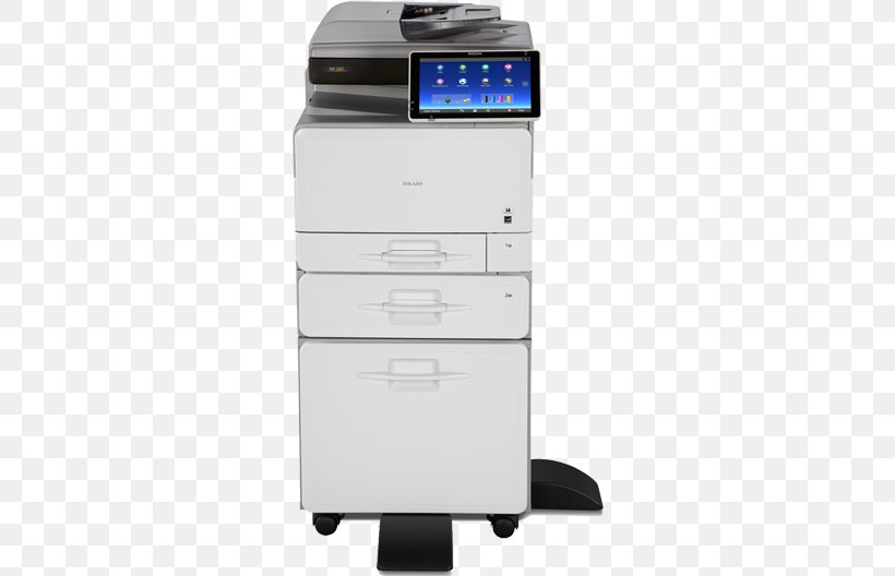Multi-function Printer Ricoh Printing Savin, PNG, 504x528px, Multifunction Printer, Business, Copy, Dots Per Inch, Drawer Download Free