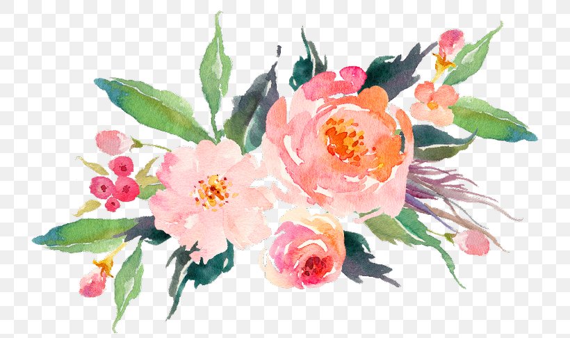 Watercolor Flowers Easy Video Tutorial - Smiling Colors