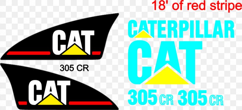 Caterpillar Inc. Logo Decal Sticker Heavy Machinery, PNG, 862x393px, Caterpillar Inc, Area, Banner, Brand, Decal Download Free