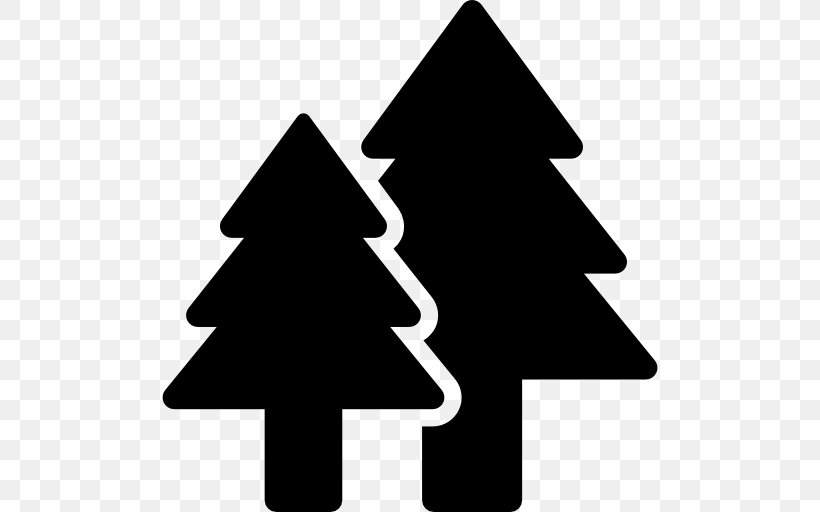 Christmas Tree Forest Industry Pine, PNG, 512x512px, Christmas Tree, Black And White, Christmas, Forest, Forestry Download Free