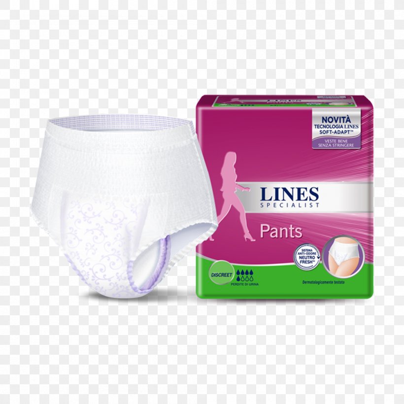 Lines Diaper Hygiene Urine Urinary Incontinence, PNG, 1000x1000px, Lines, Clothing, Culottes, Diaper, Discounts And Allowances Download Free