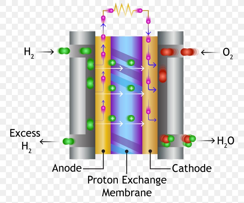 Proton-exchange Membrane Fuel Cell Fuel Cells Polymer, PNG, 763x684px, Protonexchange Membrane Fuel Cell, Area, Diagram, Electricity, Energy Download Free