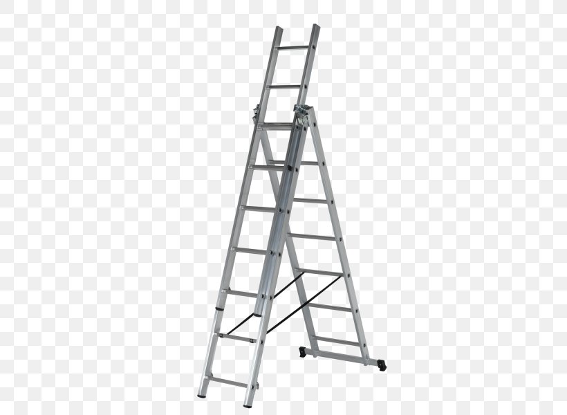 Combi Ladder 3 Section Capacity 150kg Rungs And Hailo Combined Sections Aluminium Stair 2 Combi Scaffolding Aluminium Operating Height (max.): 2.75 M Hailo ProfiStep, PNG, 600x600px, Ladder, Escabeau, Hardware, Height, Labor Download Free
