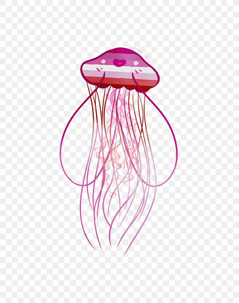 Jellyfish Pink Cnidaria Marine Invertebrates Magenta, PNG, 1280x1621px, Watercolor, Cnidaria, Jellyfish, Magenta, Marine Invertebrates Download Free