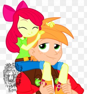 Brothers And Sisters - Apple Bloom Big McIntosh Applejack Cutie Mark Crusaders PNG