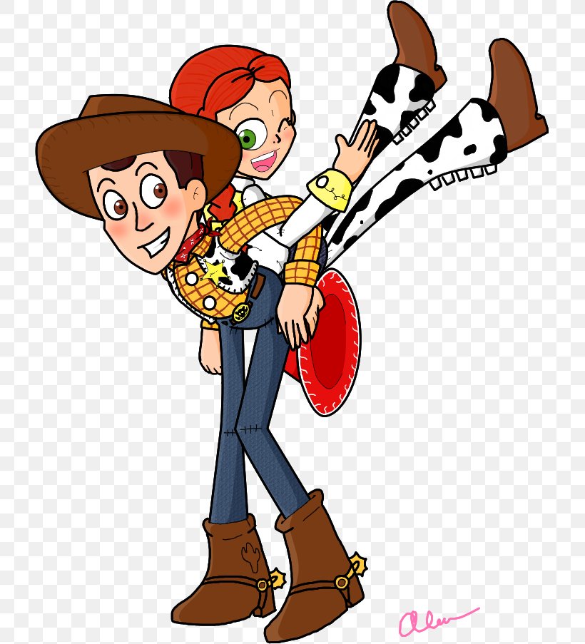 Jessie Sheriff Woody Toy Story Drawing, PNG, 721x903px, Jessie, Art, Artwork, Brass Instrument, Deviantart Download Free