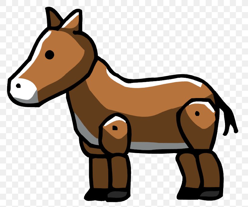 Mustang Scribblenauts Foal Mule Stallion, PNG, 786x684px, Mustang, Animal Figure, Bridle, Cartoon, Colt Download Free