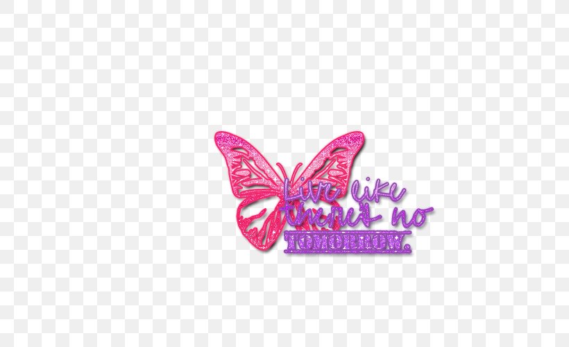 Pink M RTV Pink Font, PNG, 500x500px, Pink M, Butterfly, Insect, Invertebrate, Magenta Download Free