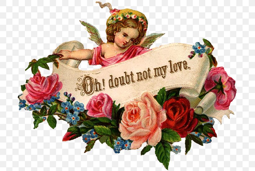 Valentine's Day Cherub Rose Cupid Fairy, PNG, 709x552px, Cherub, Angel, Artificial Flower, Christmas Ornament, Craft Download Free