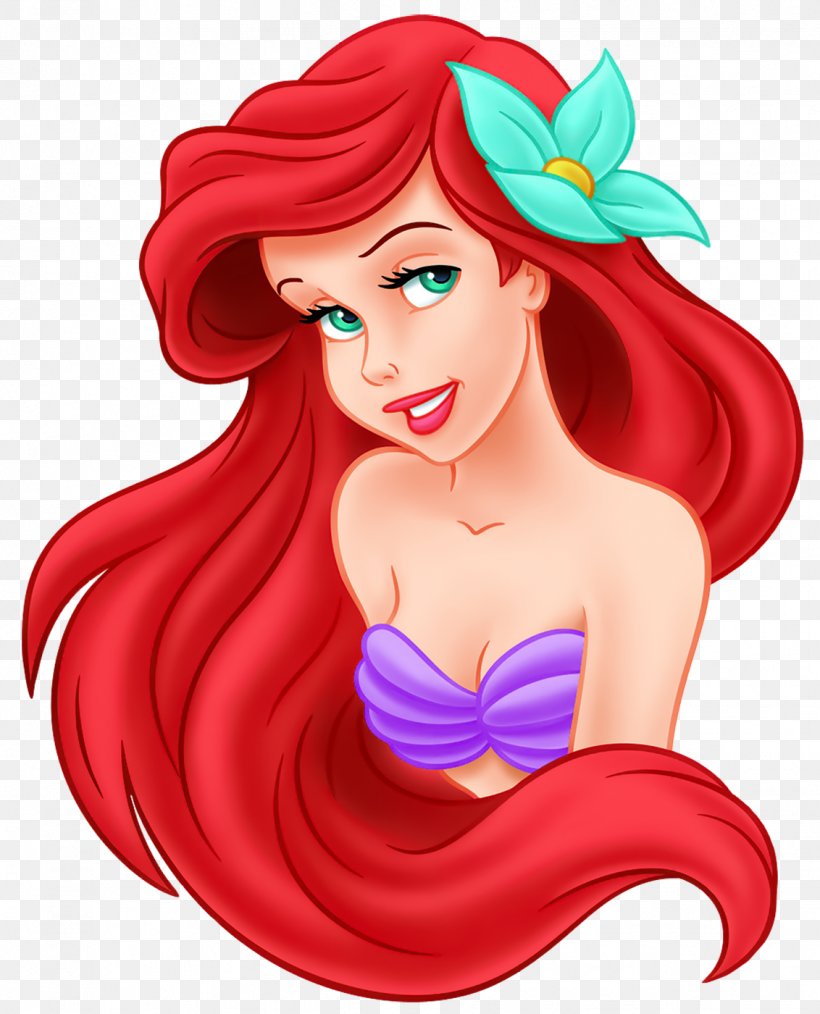 Ariel Rapunzel King Triton The Little Mermaid, PNG, 1132x1400px, Watercolor, Cartoon, Flower, Frame, Heart Download Free