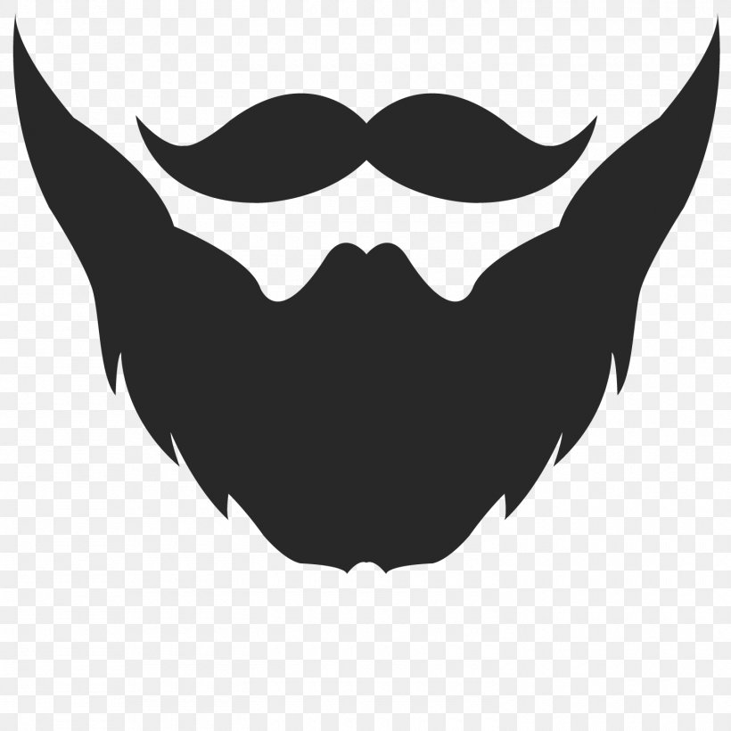 Beard Logo Moustache Clip Art, PNG, 1500x1500px, Beard, Barber, Black, Black And White, Hairstyle Download Free