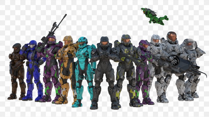 Freelancer Art Halo 5: Guardians Rooster Teeth, PNG, 3840x2160px, Freelancer, Achievement Hunter, Action Figure, Animator, Army Download Free