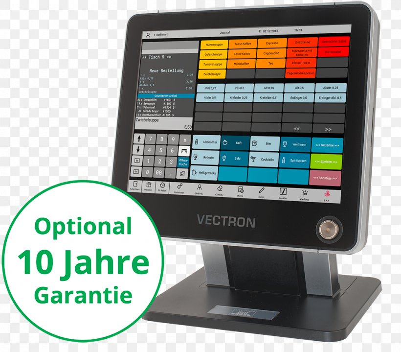 Point Of Sale Vectron Systems AG Cash Register Kassensystem, PNG, 1000x878px, Point Of Sale, Business, Cash Register, Computer Hardware, Computer Monitor Accessory Download Free
